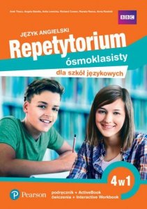 Język angielski. Repetytorium ósmoklasisty dla szkół językowych. 4 w 1. Podręcznik i ćwiczenia