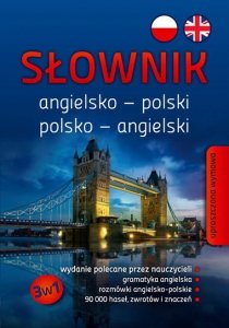 Słownik angielsko-polski polsko-angielski 3w1 oprawa twarda