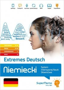 Extremes Deutsch. Niemiecki. System Intensywnej Nauki Słownictwa (poziom podstawowy A1-A2, średni B1