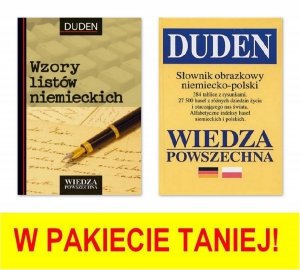 Pakiet językowy - niemiecki: Wzory listów niemieckich, Słownik obrazkowy niemiecko-polski