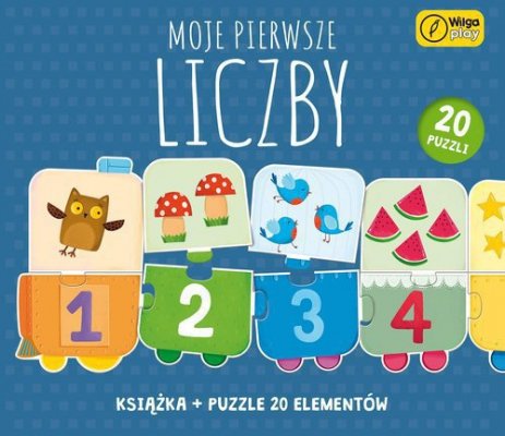 Moje pierwsze liczby Puzzle i książka