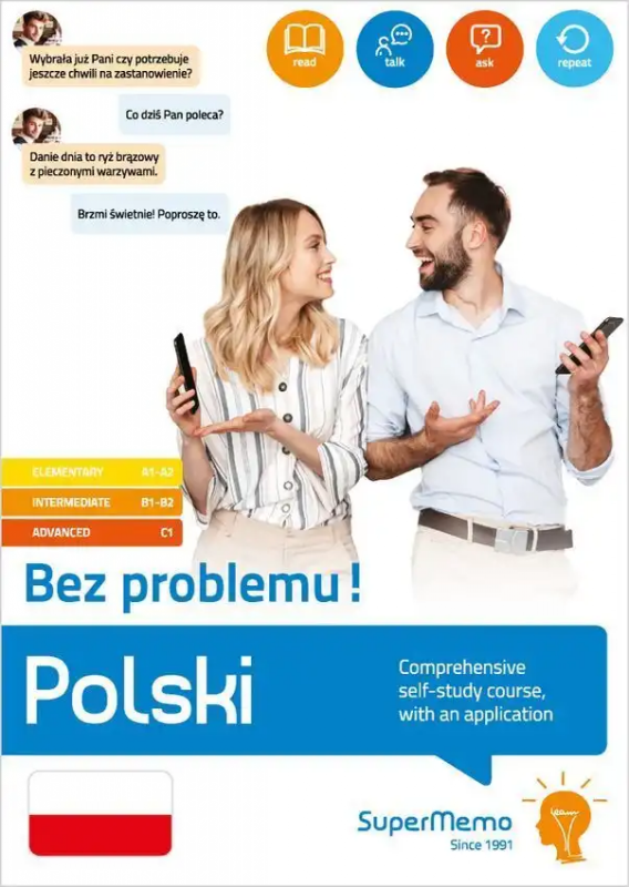 Polski. Bez problemu! Comprehensive self-study course A1 - C1, with an application