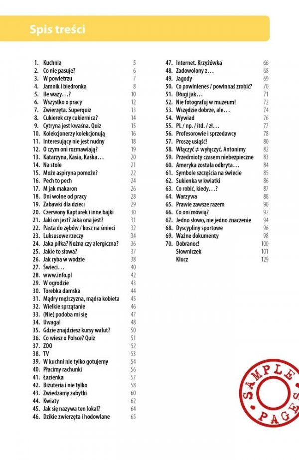 Testuj swój polski. Słownictwo 2