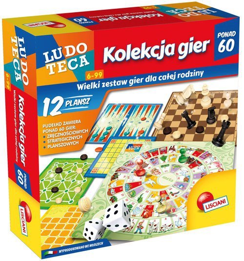 ludoteca kolekcja 60 gier - Gry klasyczne - Gry planszowe i logiczne - Gry  i zabawki - Księgarnia Poltax.waw.pl