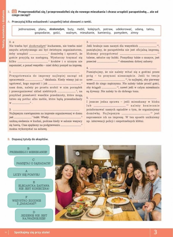 RAZEM po polsku. Poziom B1 - przykładowa jednostka lekcyjna