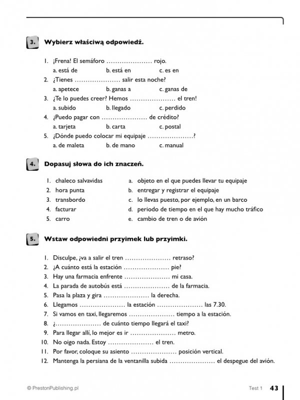 Hiszpański w tłumaczeniach. Sytuacje. Książka z płytą CD MP3