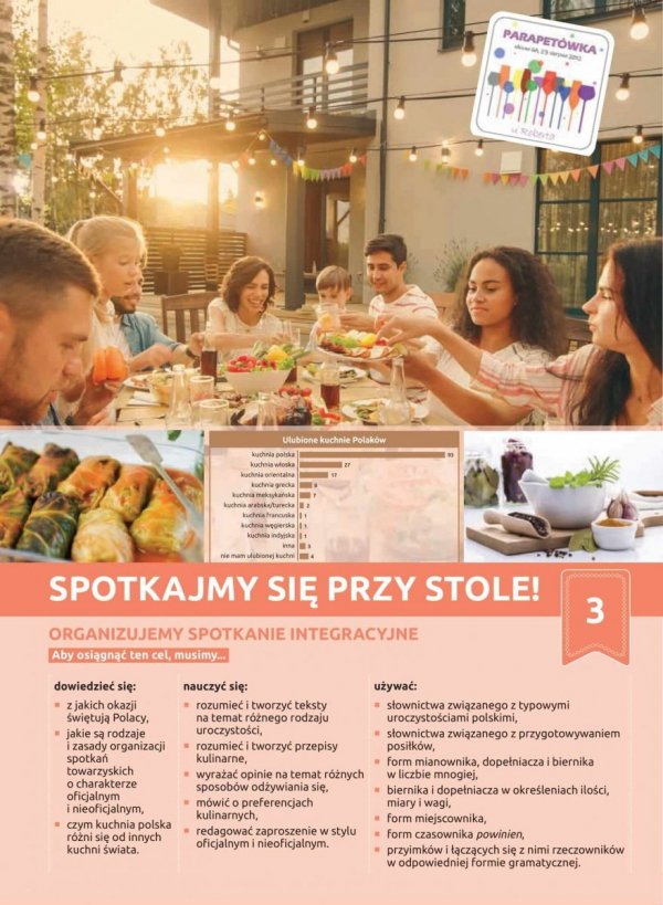 RAZEM po polsku. Poziom B1 - przykładowa jednostka lekcyjna