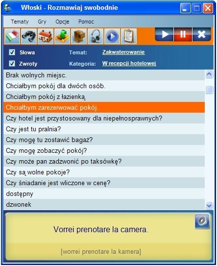 Włoski. Rozmawiaj swobodnie. Kurs komputerowy z nagraniami MP3