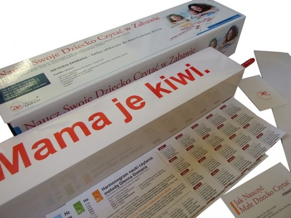 Język polski 2 etapy 3 i 4. Nauka czytania metodą Domana. Wyrażenia dwuwyrazowe i proste zdania