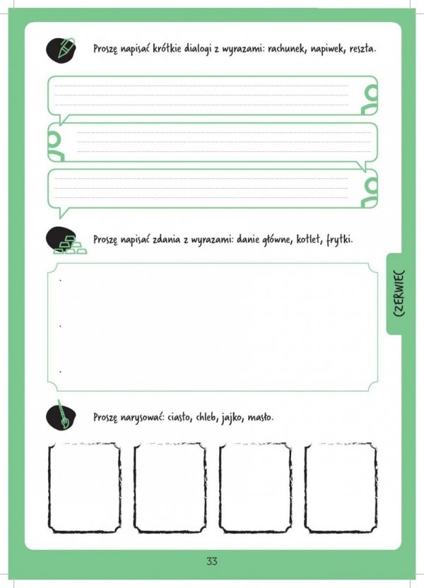 Słowo daję! Ćwiczenia leksykalne z języka polskiego jako obcego na poziomie A1 (FLIPBOOK)