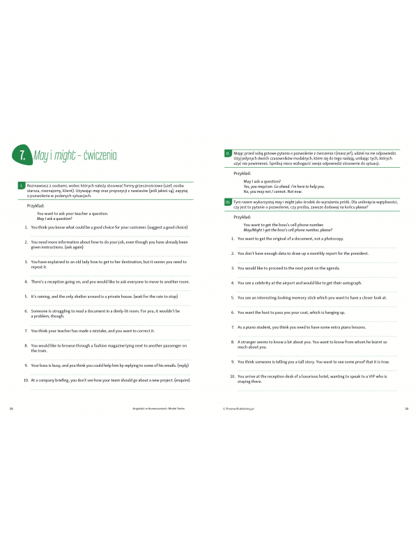 Angielski w tłumaczeniach Modal verbs A2-C2 Książka z płytą CD 
