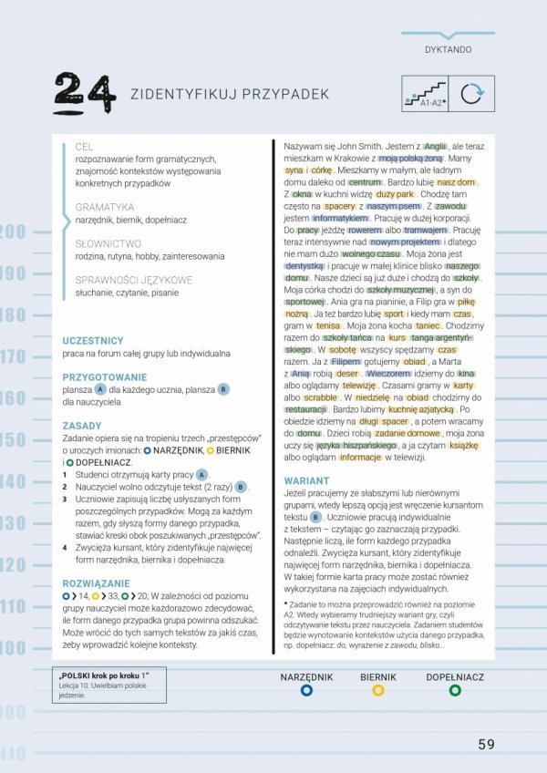 68 pomysłów na lekcje polskiego - przykładowa strona