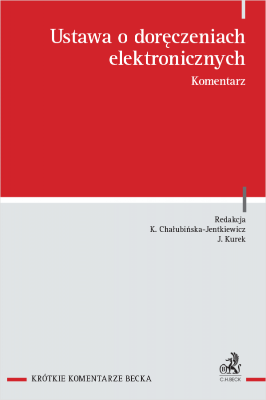 Ustawa o doręczeniach elektronicznych. Komentarz