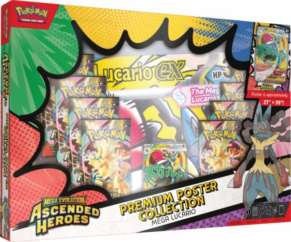 Pokémon TCG: ME 02,5 Prem Poster Mega Lucario