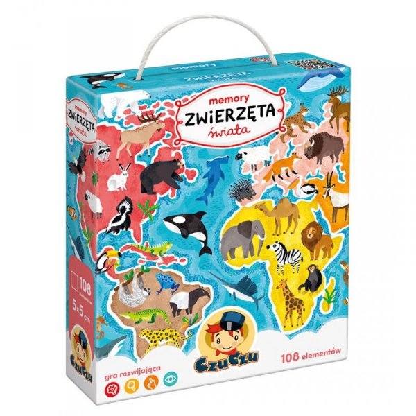 CzuCzu. Memory. Zwierzęta świata 3+