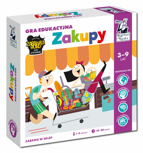Kapitan Nauka. Gra edukacyjna. Zakupy