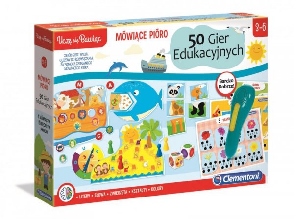 Mówiące pióro 50 gier edukacyjnych