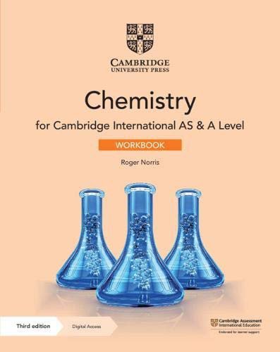 Cambridge International AS & A Level Chemistry. Workbook with Digital Access