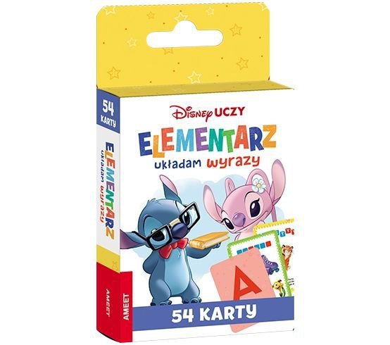 Disney uczy mix. Elementarz. Układam wyrazy. Karty