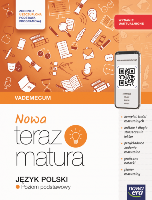 NOWA Teraz matura 2026. Język polski. Vademecum. Zakres podstawowy 2025/2026