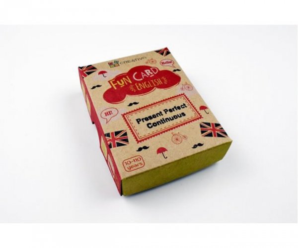 Karty językowe Angielski Fun Card English Present Perfect Continuous