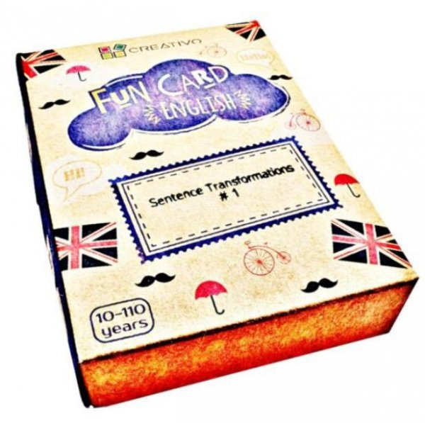 Karty językowe Angielski Fun Card English Sentence Transformations Part 1