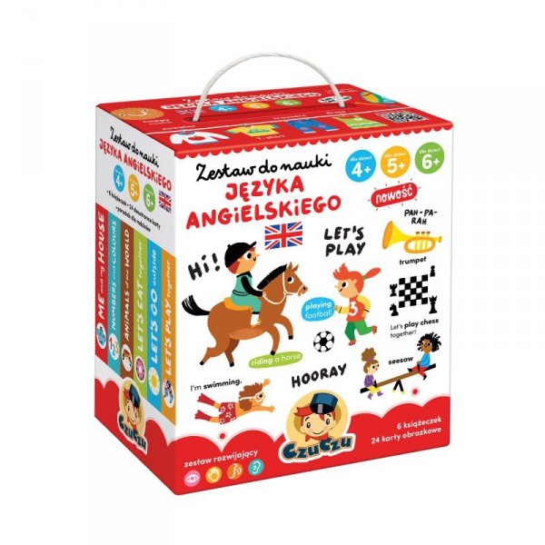 CzuCzu. Zestaw do nauki języka angielskiego dla dzieci 4,5,6