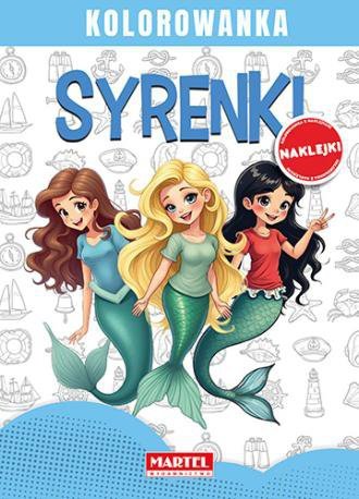 Kolorowanka z naklejkami Syrenki