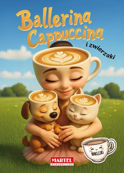 Kolorowanka z naklejkami - Ballerina Cappuccina i zwierzaki