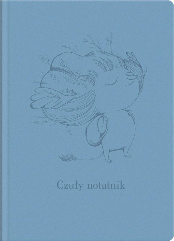 Czuły notatnik (niebieski)