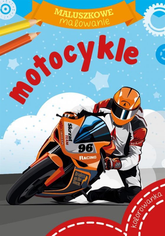 Maluszkowe malowanie. Motocykle. Wydawnictwo Skrzat