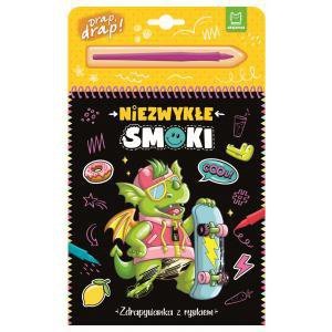 Niezwykłe smoki. Zdrapywanka z rysikiem