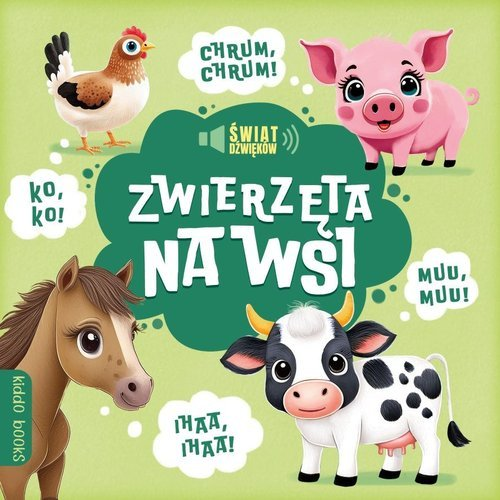 Książeczka kartonowa. Zwierzęta na wsi