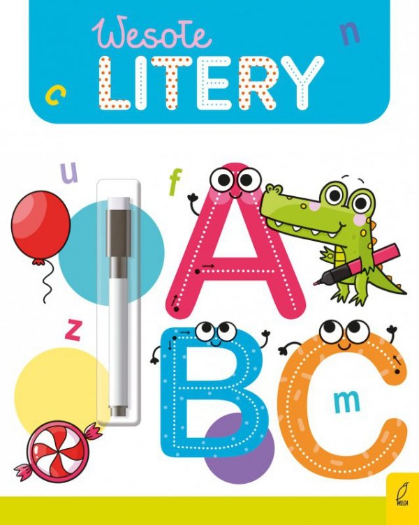 Wesołe litery. Wesoła nauka. Flamaster suchościeralny