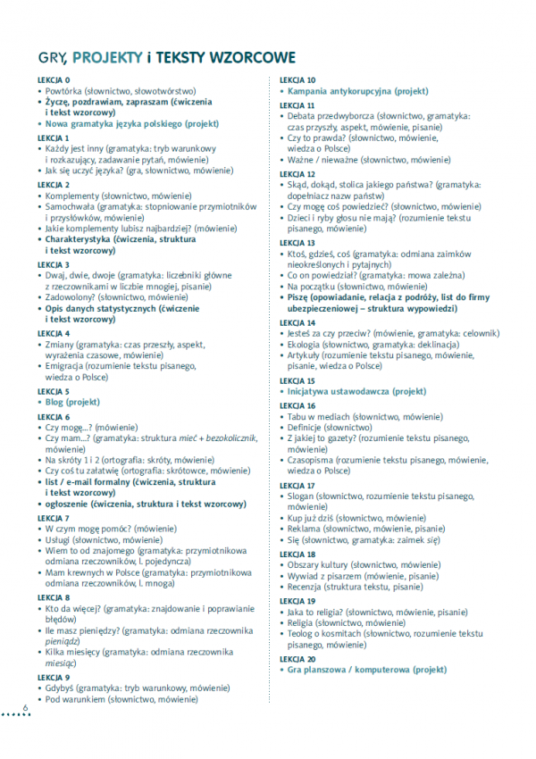 Hurra Po Polsku 3. Podręcznik nauczyciela - strona 6