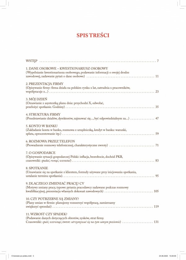 O biznesie po polsku. Podręcznik do nauki języka polskiego. Wprowadzenie do języka biznesu. (B1-B2) Wyd. 2 poprawione