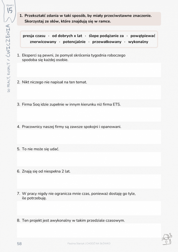 Chodź na słówko (EBOOK PDF)