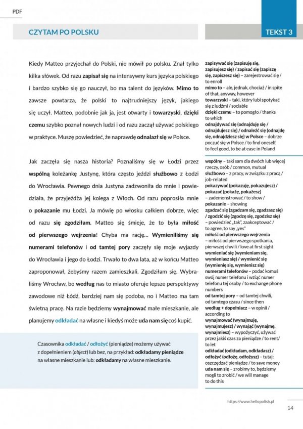 Czytam po polsku. Poziom B1 (E-BOOK PDF)