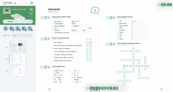 Czytaj krok po kroku tom 1. Teksty, nagrania, ćwiczenia, słownik dla poziomu A1 (e-coursebook)