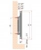 Grzejnik stalowy panelowy Diamond C11 600x600