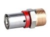 Złączka pex zaciskana 26x3/4 GZ