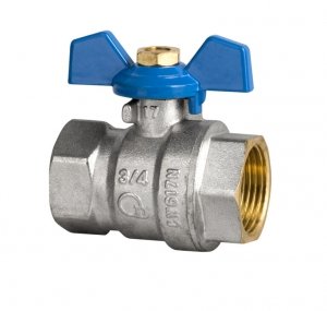 Zawór kulowy Hiszpan DN20 3/4 GW z dławikiem motylkowy