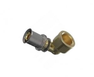 Kolano pex zaciskane 20x3/4 gw - Wavin Tigris M5