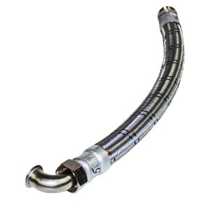 Wąż antywibracyjny 1'' 50cm z kolanem