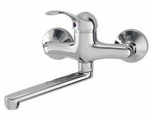 Bateria umywalkowa ścienna Diamond Bermuda