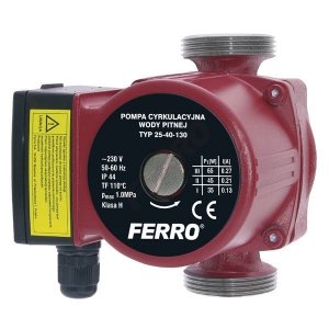 Pompa cyrkulacyjna Ferro 25-40/130