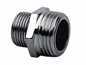 Nypel redukcyjny chromowany 1X3/4 chrom