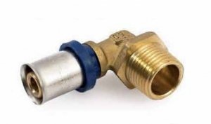 Kolano zaprasowywane PFM U+TH 16x1/2 GZ