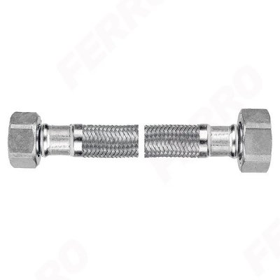 Ferro Wąż w oplocie 3/8 L 40cm nakrętno-nakrętny