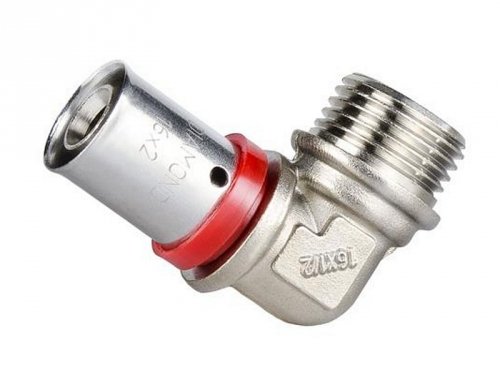 Kolano pex zaciskane 20x3/4 GZ